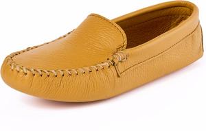 Мокасины Minnetonka для мужчин из двухслойной оленьей кожи с мягкой подошвой, Natural Venetian