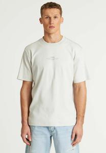 Футболка с принтом DOT CHASIN', светло-серый