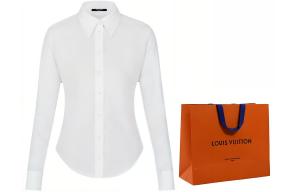 Рубашка приталенного кроя с длинными рукавами Louis Vuitton, shopping bag included