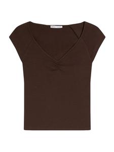 Bershka Футболка в цвете Chocolate