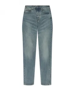 Джинсы классического кроя Ami Paris, синий