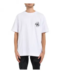 Разбитая футболка Purple Brand, белый