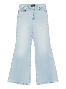 Ретро расклешенные джинсы 7 For All Mankind, синий