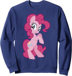 Толстовка с портретом Пинки Пай из мультфильма «Мой маленький пони: Дружба - это волшебство» My Little Pony, темно-синий