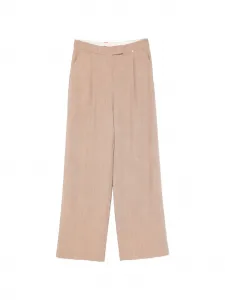 Брюки со складками спереди LIU JO, бежевый