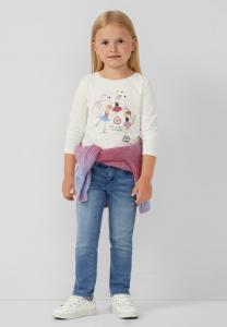 Топ s.Oliver MIT GLITZER, Ecru/Off-White