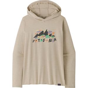 Женская толстовка Capilene Cool Daily с графическим принтом Patagonia, Fitz Roy Superbloom/Pumice X Dye