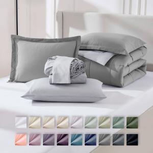 Комплект постельного белья Virtu Queen Ravure, серый