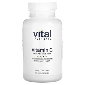 Витамин С Vital Nutrients, 120 капсул