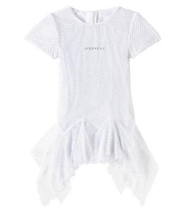 Украшенное платье Givenchy Kids, Light Grey