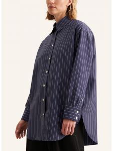 Seidensticker Рубашка темно-синего/белого цвета