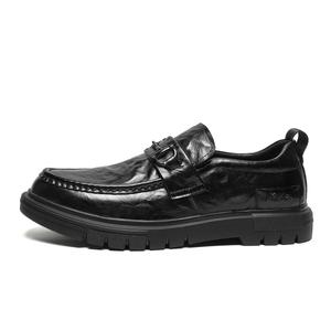 Mulinsen Мужские повседневные туфли мужские низкие коричневые черные, цвет Black