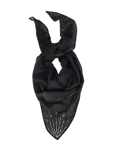 Украшенный шарф Faliero Sarti, черный