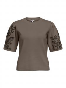 OBJECT Свитер 'OBJFlora' в коричневом цвете