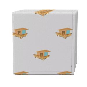 Набор салфеток из 4 шт., 100 % хлопок, 20x20 дюймов, Stilt Beach House