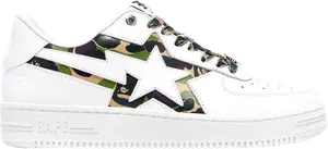 Кроссовки Bapesta 'Icon ABC Camo - Green', зеленый