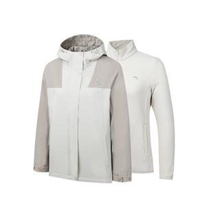 Куртка ветровка утепленная влагоотталкивающая женская Anta Variety Training Collection Триумф Грей