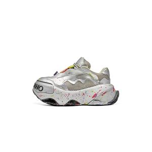 XMZY Серебристые массивные низкие кроссовки Dreamy Paint с эффектом увеличения роста и устойчивостью к истиранию, цвет Space Silver