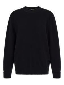 Roberto Cavalli джемпер с пуговицами, черный