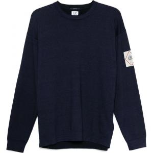 Свитер C.P. Company с нашивкой логотипа C.P.Company, синий