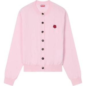 Боке цветочный кардиган вязаный KENZO, светло-розовый