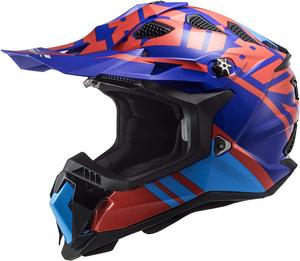 Внедорожный шлем LS2 Off-road Subverter Evo, Gammax Gloss Red Blue
