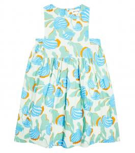 Платье ury из хлопка с принтом Morley, синий