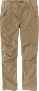 Carhartt Men's FR Relaxed Straight Force Ripstop Dungaree, Dark Khaki
