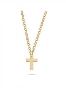 s.Oliver Колье с подвеской в виде креста из золота