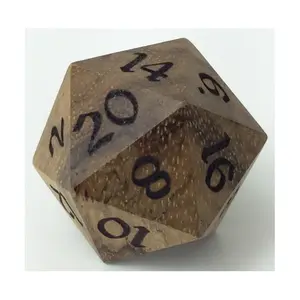 Большая А** d20 - Черная Лимба, Big A** d20 (Artisan Dice)