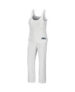 Женский кремовый комплект для сна Seattle Seahawks, уютная майка с круглым вырезом, брюки, комплект для сна WEAR by Erin Andrews