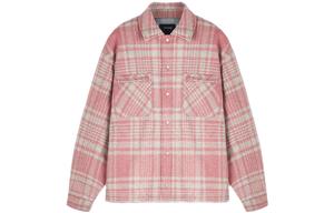 Куртка мужская стеганая из фланели розовая REPRESENT