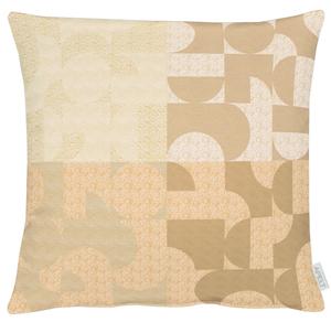 Чехол на подушку стиль лофт 49/49 см Ambiente, светло-коричневый/бежевый