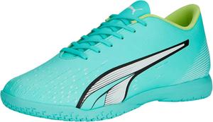 Мужские футбольные бутсы Puma Ultra Play для тренировок в помещении, белый/желтый