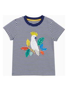 Футболка Frugi, темно-синий/белый