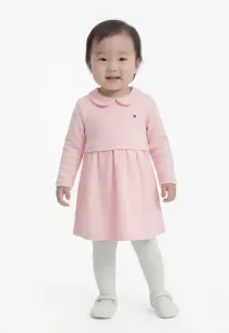 Незаменимое махровое платье с длинными рукавами, повседневное платье Tommy Hilfiger, Duchess Pink