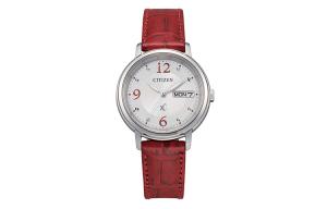 CITIZEN Часы C Collection Solar Quartz Movement Cowhide Strap Watch Women's Watch Silver Dial