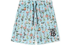 Детские шорты Burberry, цвет Blue