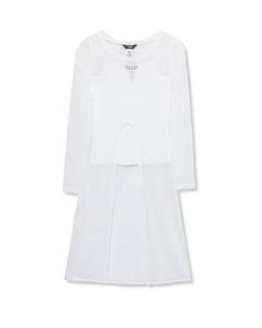 Truce Maxi свободный трикотажный топ, белый