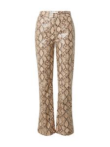 Кожаные штаны TOPSHOP Regular Pants, разноцветный