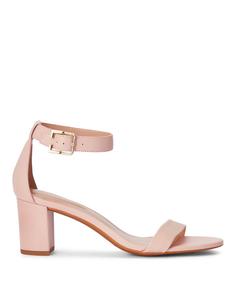 Сандалии Waverli Nappa Leather Sandal Ralph Lauren, светло-розовый