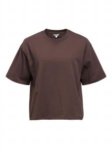 OBJECT Футболка 'OBJGima' в темно-коричневом цвете