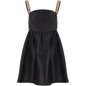 Мини-платье с декором Self portrait Self-portrait, черный