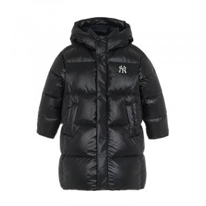 Пуховик new york yankees fw/aw25 kids' MLB KIDS, черный
