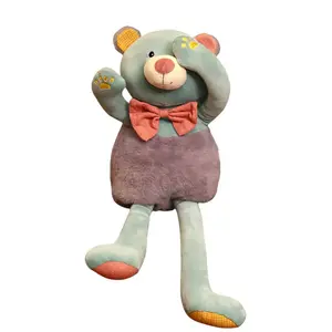 Милый плюшевый кот и медведь в мультяшном стиле, согревающие игрушки-компаньоны, высота 60см/65см/70см/75см Howard