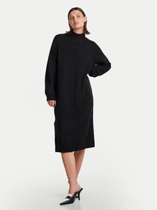 Трикотажное платье свободного кроя Yas, черный