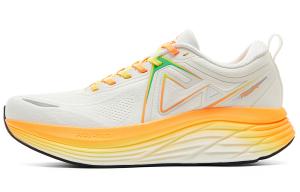 PEAK Кроссовки мужские с низким верхом цвета слоновой кости/оранжевого цвета