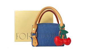 Индивидуальная косметичка qingqiao gift, вишневый роскошный стильный джинсовый DIOR