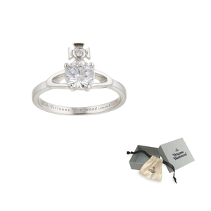 Vivienne Westwood Серебряные кольца из латуни для женщин Silver