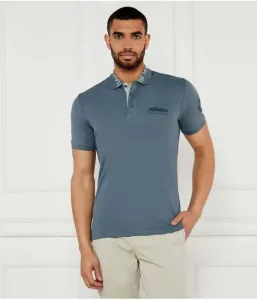 Поло E-AMUNDSEN 1 regular fit Napapijri, синий